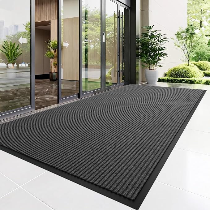Front Door Mat, Commercial Floor Entrance, Low Profile, Durable Rubber Backing - Image 7