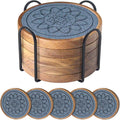 5 Pack Coasters for Drinks Absorbent, Coasters for Coffee Table by EDEGG