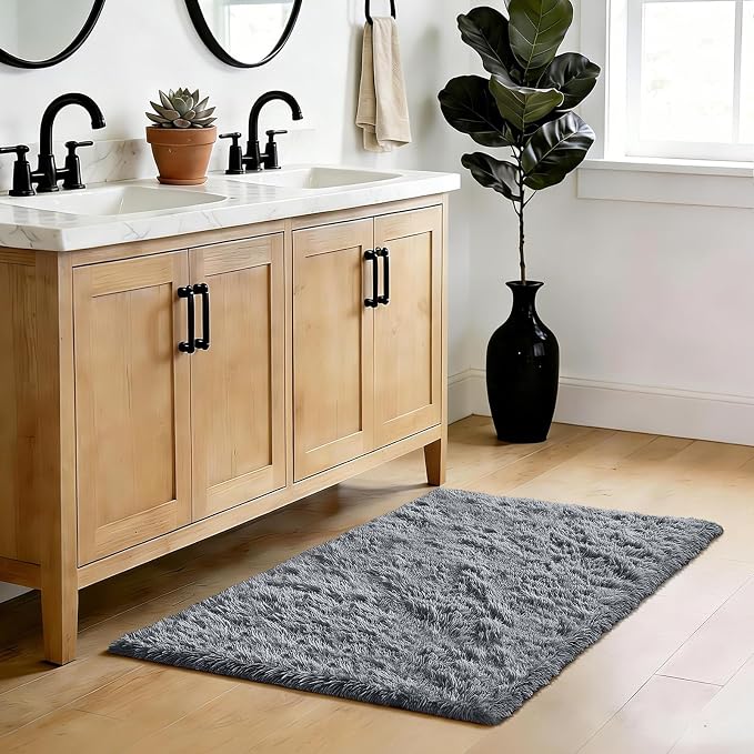 yongyangjuxin Soft Runner Rugs for Bedroom, Bedside Rug for Living Room Bedroom - Image 4