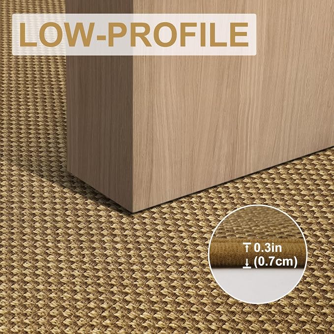 LEKEEPGO Door Mat Indoor Entrance, Indoor Door Mat, Light Brown | Non Slip - Image 6