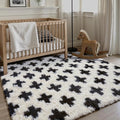 PureCozy Black and White Rug 4x6 by PureCozy