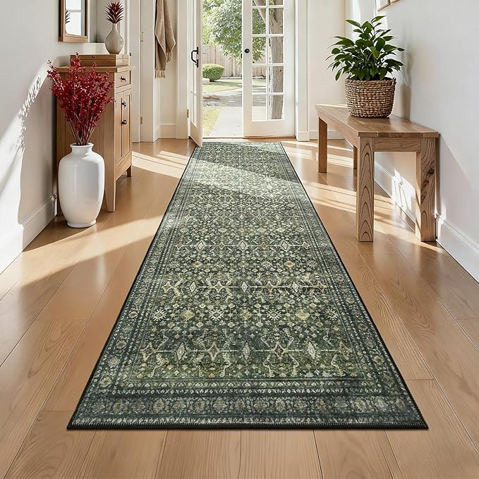 Lofus 3' X 10' Area Rug for Hallways, Low Pile Soft Carpet Runner for Kitchen - Image 9