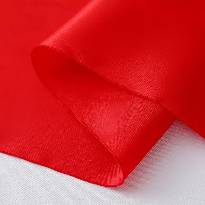 Horbaunal 24 Pack Red Satin Table Runner 12 x 108 Inch | Smooth Table Runners - Image 7