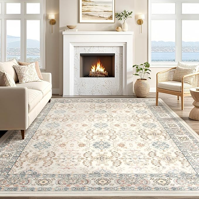 Vintage Living Room Area Rug 10x12 - Image 5