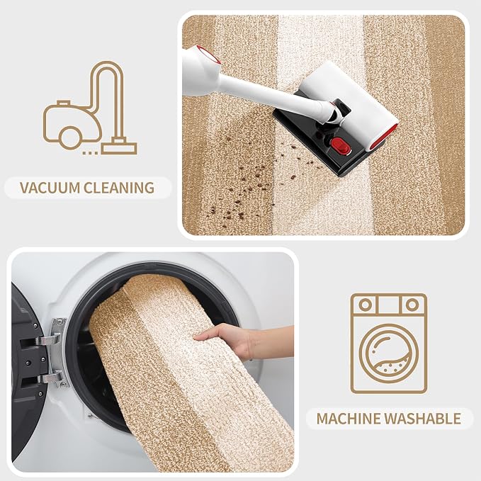 Kitinjoy Indoor Outdoor Door Mat, 45x27 Non-Slip Absorbent Dirt Trapper - Image 5
