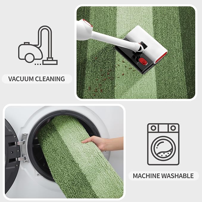 Kitinjoy Indoor Outdoor Door Mat, 36x24 Non-Slip Absorbent Dirt Trapper - Image 5
