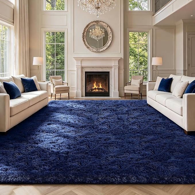Shag Area Rugs for Bedroom Living Room, 5X8 Ultra Soft Fluffy Area Rugs for Dorm - Image 7
