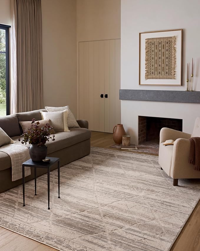 Loloi Amber Lewis Monty Collection MOT-02 Ivory/Natural 7'-10" x 10', .50" Pile by Unknown