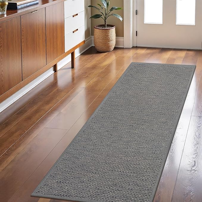 LEKEEPGO Long Door Mat 24"x59", Non Slip Door Mat Indoor Entrance, Rubber by LEKEEPGO