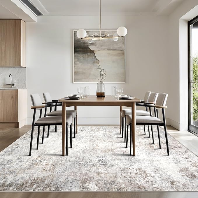 Srugn Washable Rugs 6x9 Area Rugs - Image 9