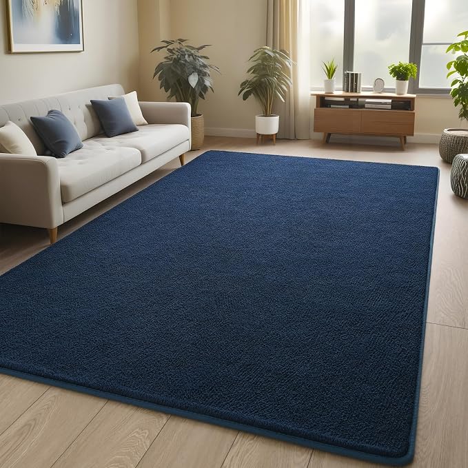 Pettop 5x7 ft Navy Blue Area Rugs - Image 8