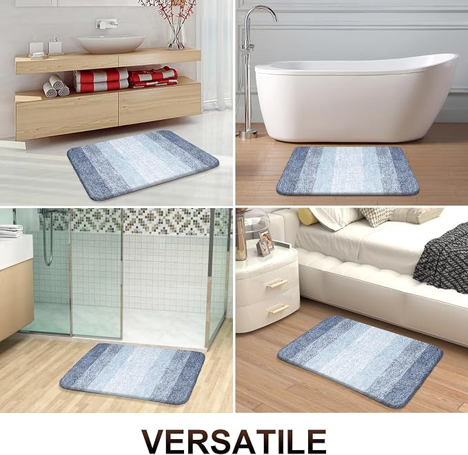OLANLY Bathroom Rugs Mat 36x24, Extra Soft Absorbent Microfiber Bath Rugs - Image 6
