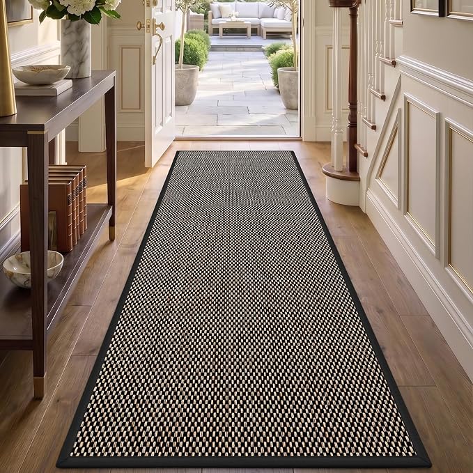 DEX Hallway Runner Rug 2'4''x12, Non Slip Rubber Backing Inside Entryway Carpet - Image 7
