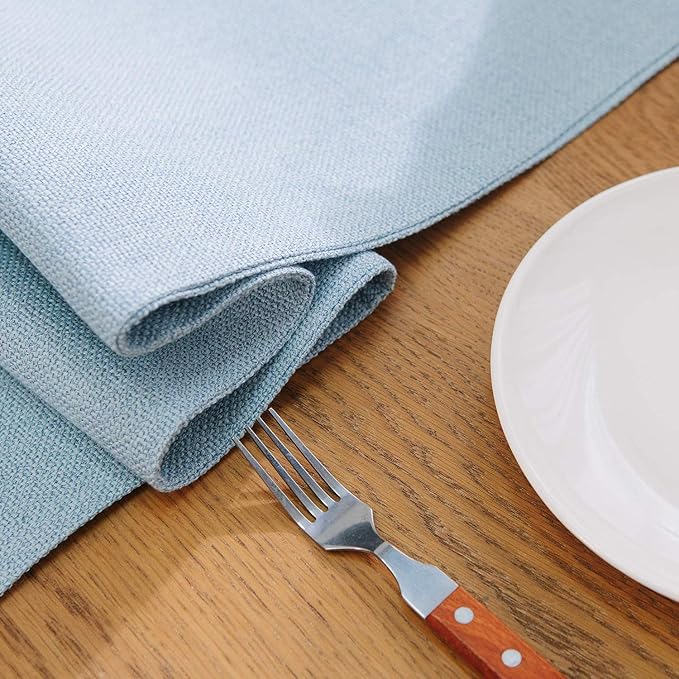 Soft Caddice Faux Linen 2 Piece Fabric in 1 Table Runner, eco-Friendly Fabric - Image 2
