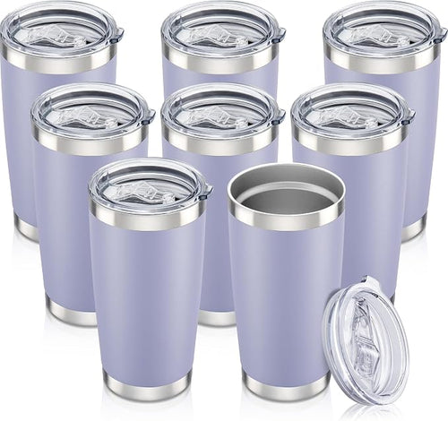 20 oz Tumbler with Lid Stainless Steel Insulated Tumblers Bulk Cups Mug | by Orebigo
