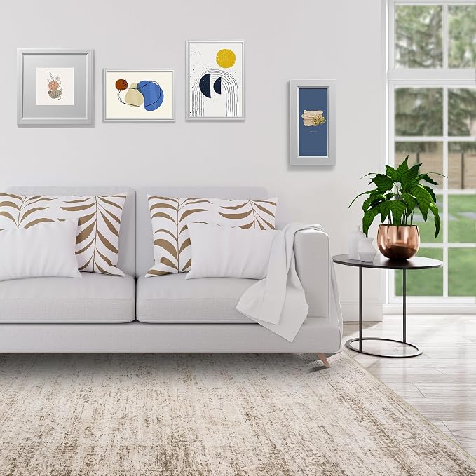 8x10 Area Rugs for Living Room Rug Washable: Modern Large Rug for Dining Room - Image 3