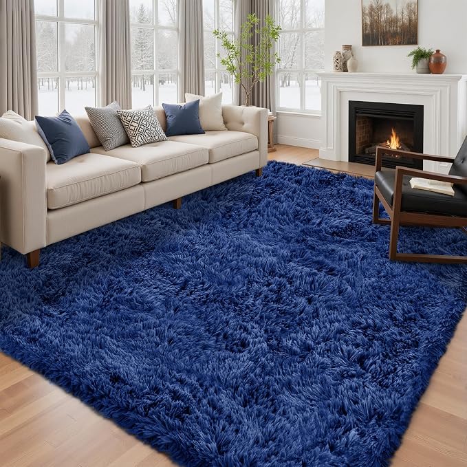 6x9 Area Rug for Living Room: Ultra Soft Fluffy Rug Modern Large Thicked Shag - Image 3