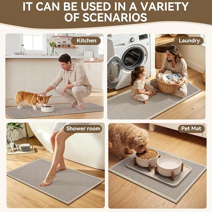 Kitchen Rugs Non-Slip and Washable, Kitchen Mats - Image 6