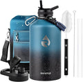 RAYMYLO One Gallon Water Bottle Insulated 128 oz, Stainless Steel | Triple by RAYMYLO