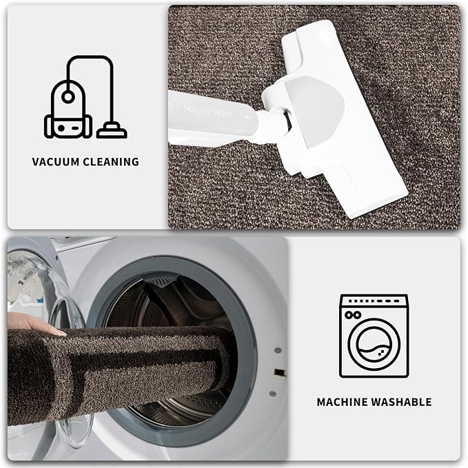 PURRUGS Dirt Trapping Door Mat 24" x 84", Non-Slip Machine Washable Entryway Rug - Image 7
