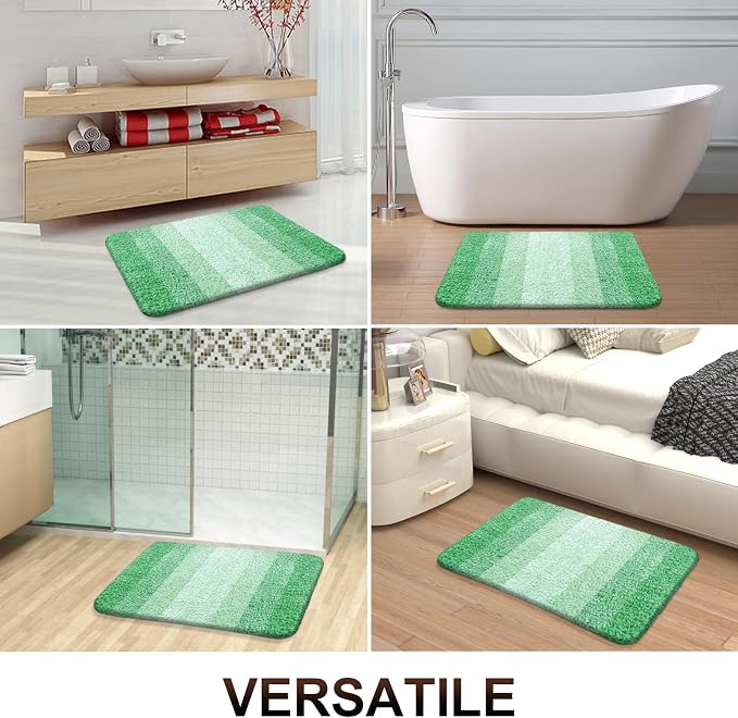 OLANLY Small Bathroom Rugs Mat 24x16, Extra Soft Absorbent Microfiber Bath Rugs - Image 7