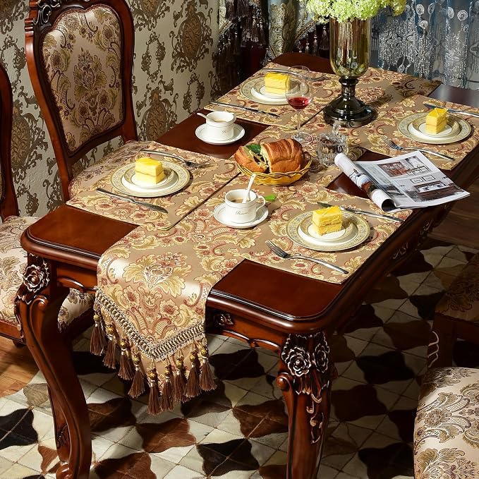 Extra Luxury Dinner Placemats Set of 4, - Image 5