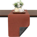 Table Runners 94 Inch Long, Dual-Sided Faux Leather Table Runner | Waterproof by Chitomars