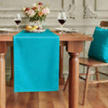 FOLINS&HOME Teal Waterproof Decorative Table Runner 36 Inches Long | 210GSM by FOLINSHOME