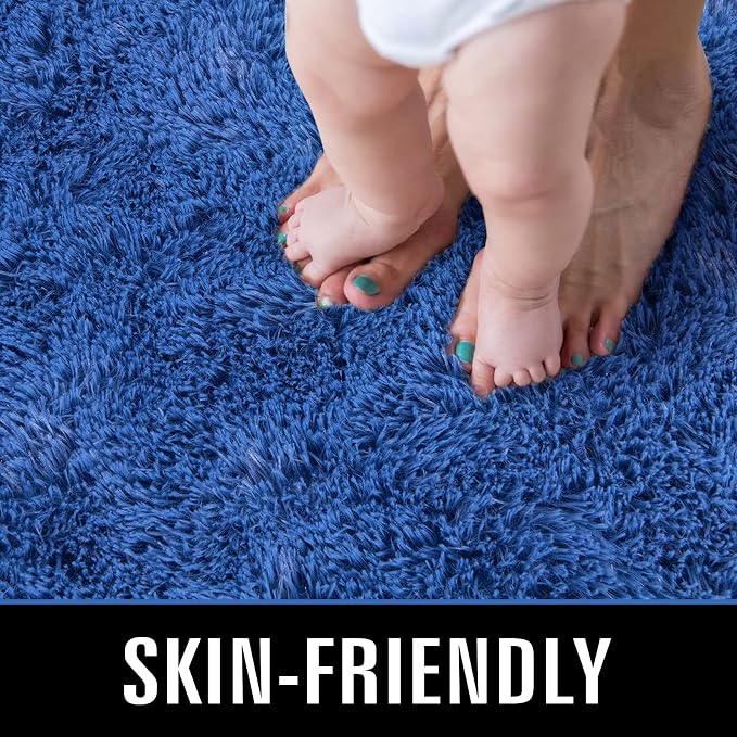 TWINNIS Super Soft Shaggy Rugs Fluffy Carpets 9x12 Feet, Indoor Modern Plush - Image 3