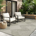 MontVoo-Outdoor Rug Carpet Patio Rug 5x7 ft Polypropylene Indoor Outdoor Rugs by MontVoo
