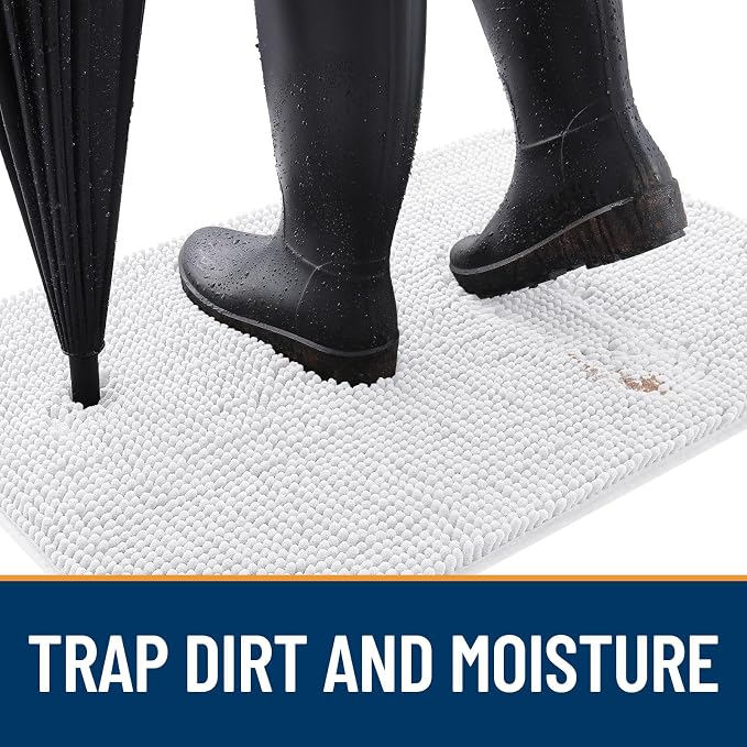 OLANLY Dog Door Mat for Muddy Paws 45x27, Absorbs Moisture and Dirt, Absorbent - Image 2