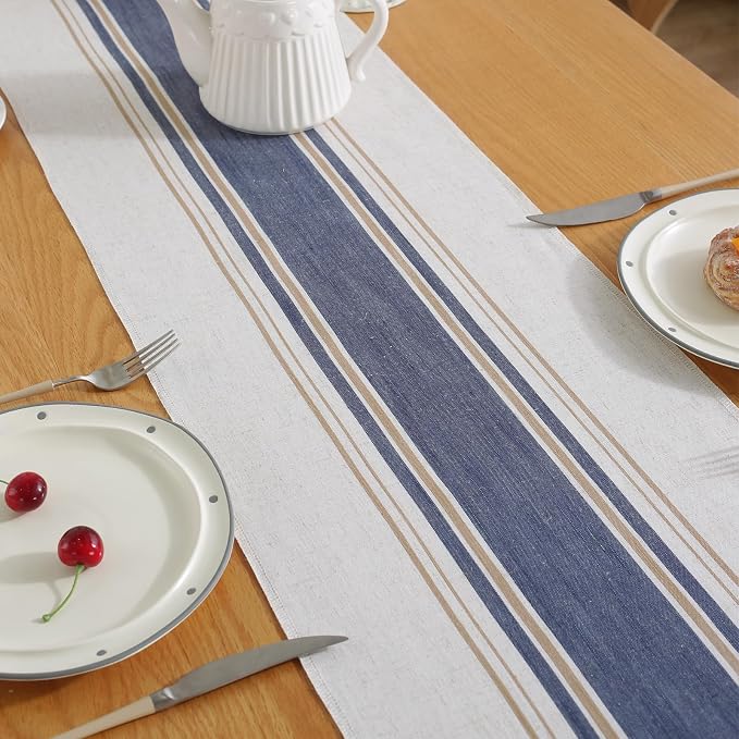 Blue Table Runner 48 Inches Long - Image 4
