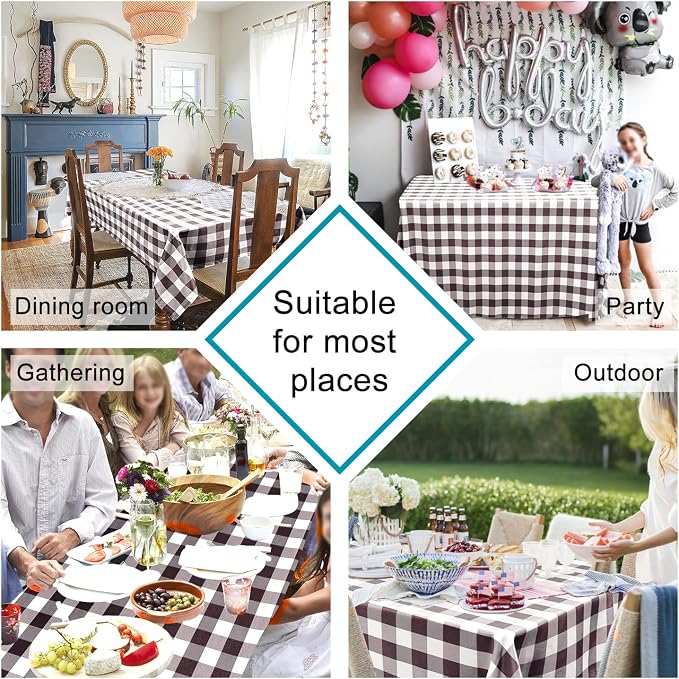 Checkered Tablecloth Square - Image 5