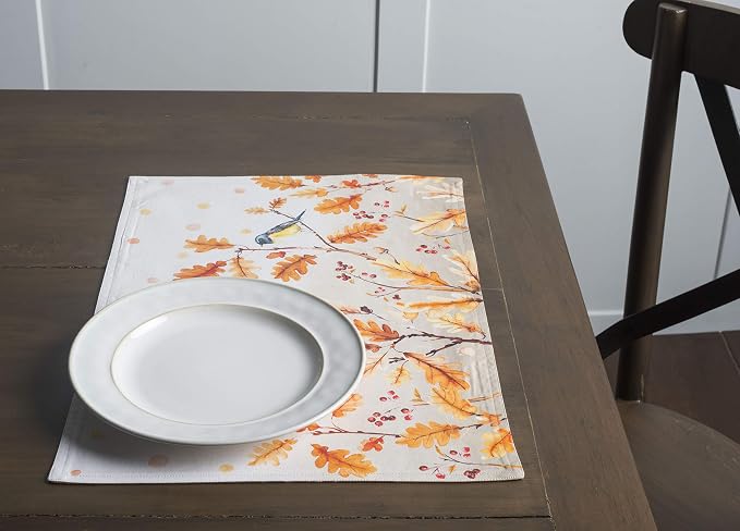 Maison d' Hermine Placemats Set of 4 Reusable 100% Cotton | Cloth Place Mats - Image 8