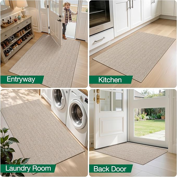 LUMI Ultra Thin Runner Rug for Hallway 2.3'x10', Non-Slip Entryway Rug - Image 8