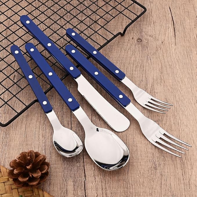 6-Piece Vintage 6.73-inch Dessert Spoon Set Silverware Set BRIIEC Stainless - Image 3