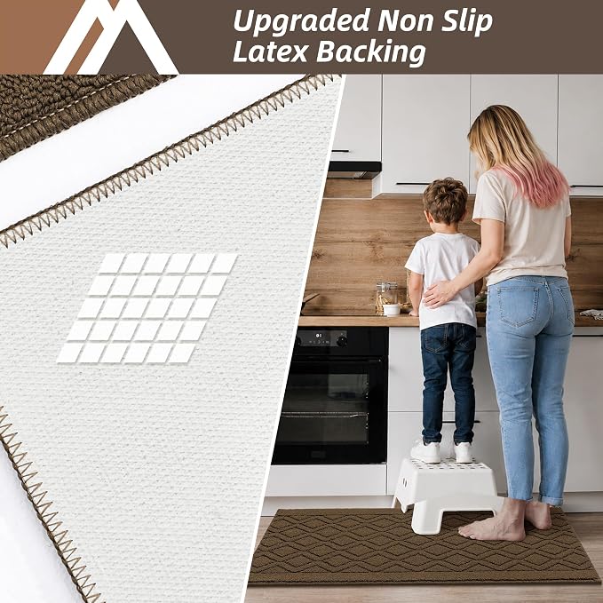 COSY HOMEER-Kitchen-Rugs-and-Mats 20"x32" Non Slip Kitchen Mats - Image 4