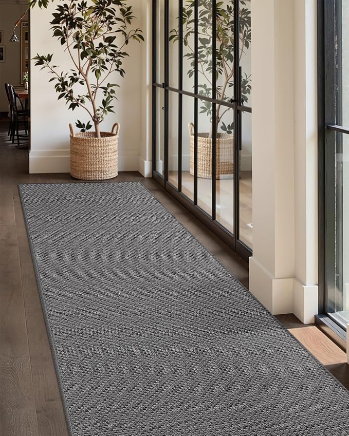 Color&Geometry Door Mat 2'4"x8' Runner Rug - Image 9
