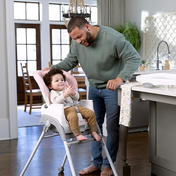 Ingenuity Trio Foldaway 6-in-1 Baby High Chair, 6 Ways to Use, Toddler Chair, Foldable Legs, 6M-5Y