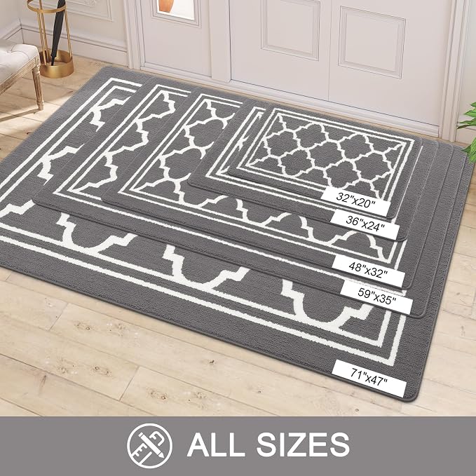 Buganda Runner Indoor Door Mat, Dirt-Resistant and Absorbent Doormat, Low - Image 7