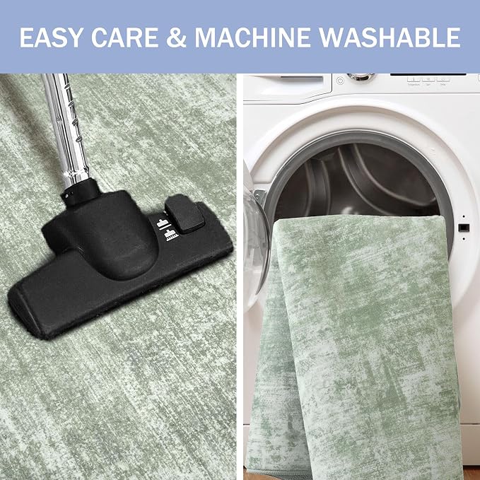 IOHOUZE Abstract Runner Rug 2x8 Ft Washable Runners - Image 5