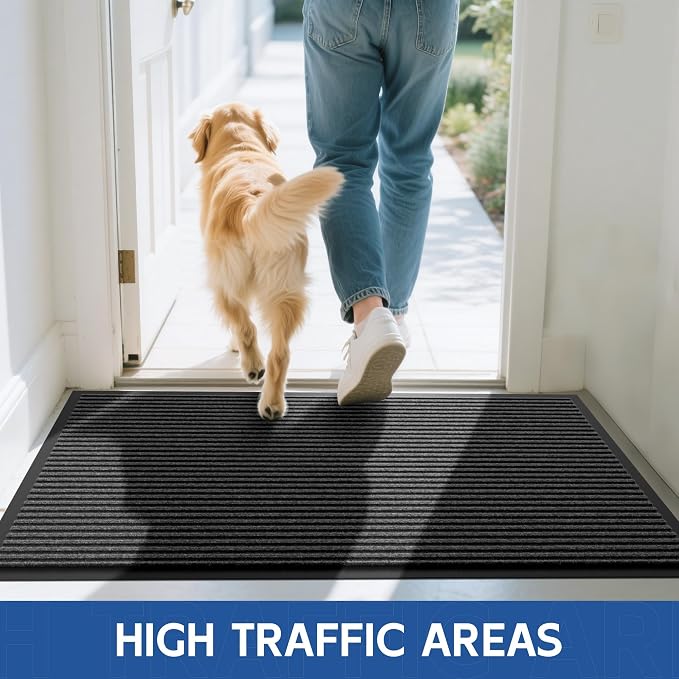 Front Door Mat, Commercial Door Mats Entrance, Low Profile Welcome Mats Non-Slip - Image 6