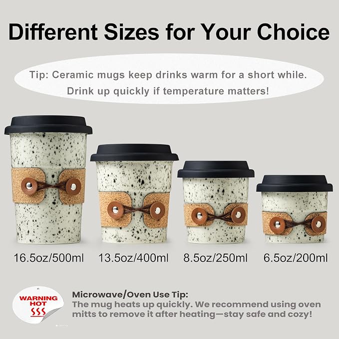 Coffee Travel Mug, Spill Proof Coffee Tumbler Coffee Cup - Image 8