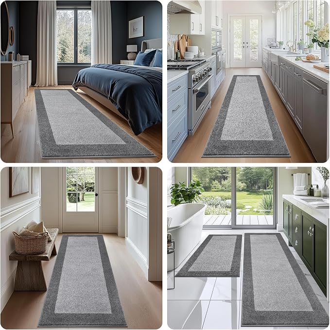 Washable Area Rug 48" x 72", Non Slip Kitchen Rug - Image 6