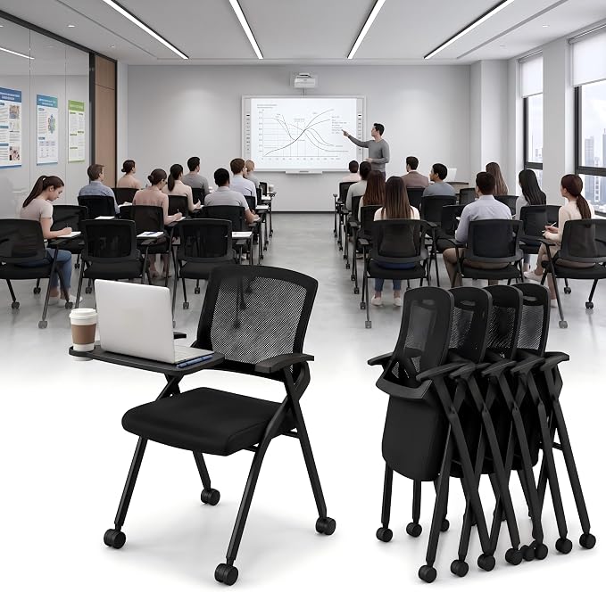 24 Pack Folding Office Chair by Unknown