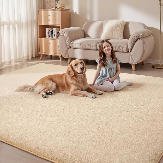 Sour Lemon 6x9 Area Rugs for Living Room, Soft Large Area Rug Fluffy Rugs for - Image 6
