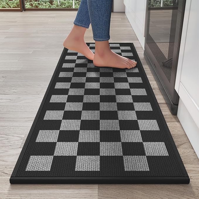 YDKGL Kitchen Mats for Floor Kitchen Rugs Non Slip Washable, Super Absorbent by YDKGL