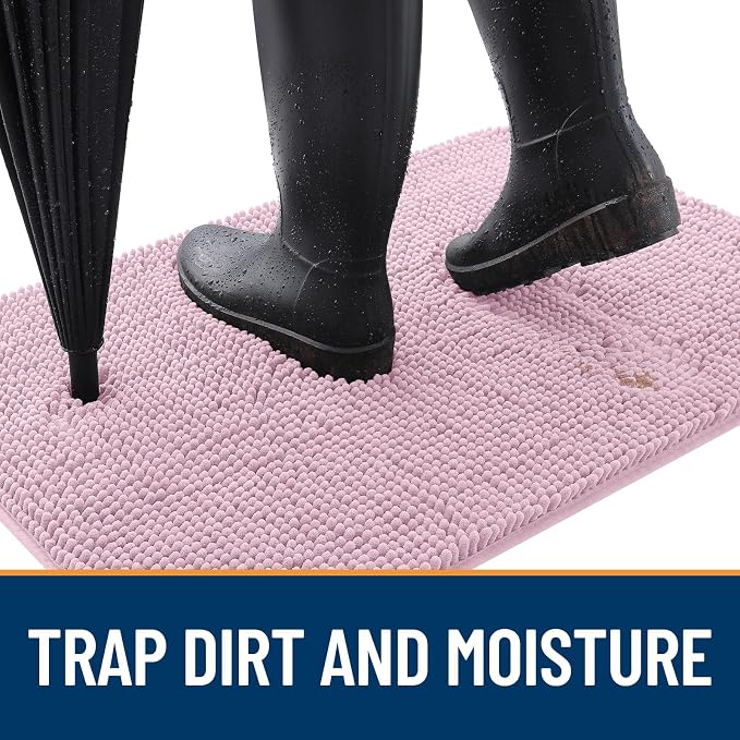 OLANLY Dog Door Mat for Muddy Paws 70x35, Absorbs Moisture and Dirt, Absorbent - Image 2