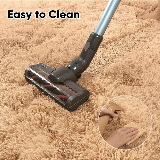 6x9 Rugs for Living Room, Rugs for Bedroom, Plush Fluffy Carpet, Non-Slip - Image 7