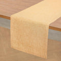 Solino Home 100% Pure Linen Table Runner Golden Nugget, Athena 14 x 132 in | by SolinoHome